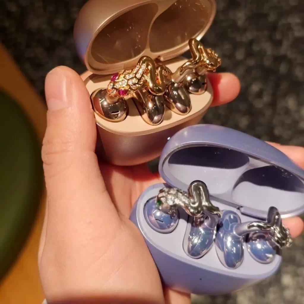 Huawei Freeclip Earphones Anti-Lost Clip Buckle Earrings Zircon Accessories Fashion Earphone Clip Buckle Niche Design