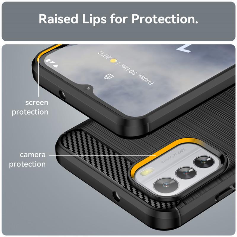 For Nokia G60 Case Nokia G50 G21 G11 G20 G10 G400 G60 Cover Shockproof Soft Silicone Protective Bumper Nokia G60 5G 6.58 inch