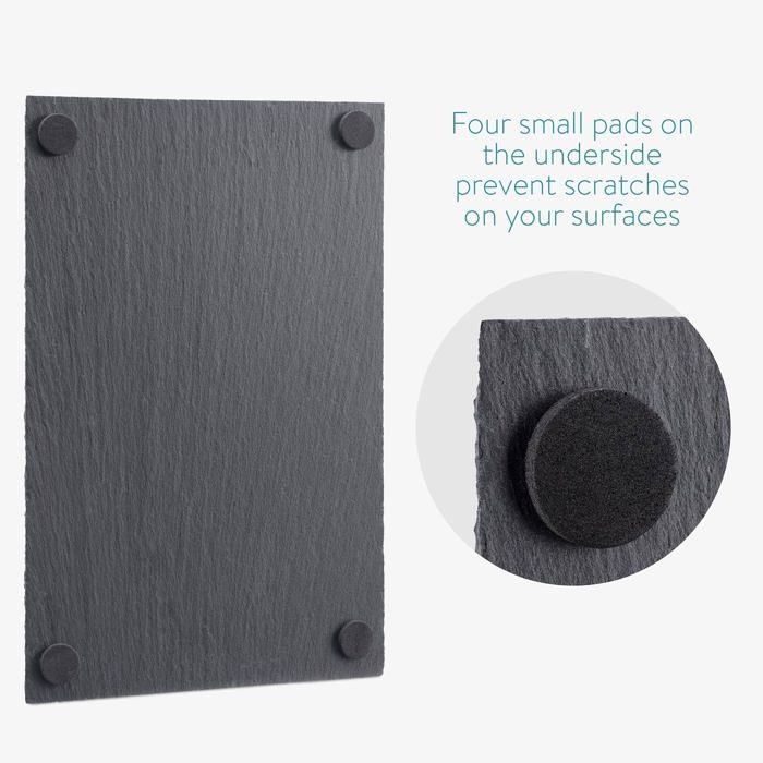 Schieferplatten - KW-Commerce - 47683.06.02 - 6er Set - Rutschfest - Rechteckig