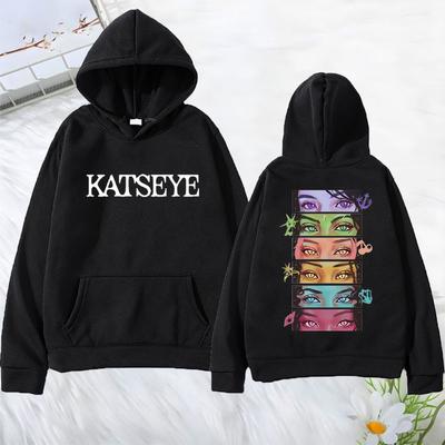 Koreaanse Meidengroep KATSEYE Grafische Hoodie Heren Dames 2025 Manga Stijl vintage Mode streetwear Lange Mouw Fleece Sweatshirts