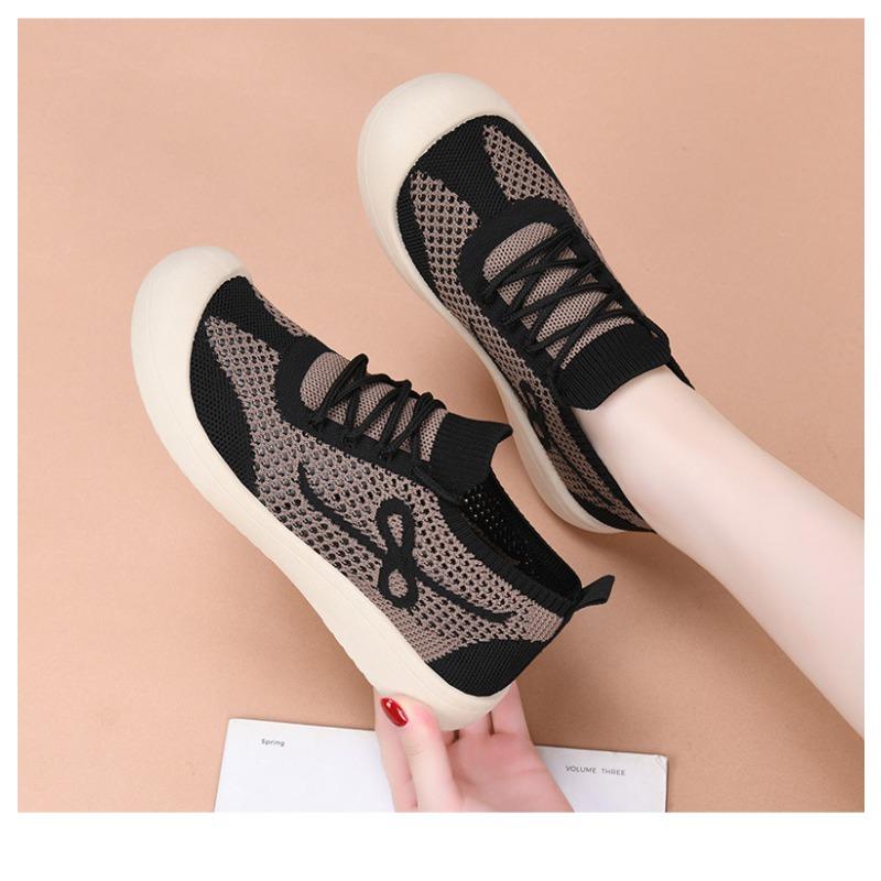Women‘s Shoes Summer Anti-Slip Wear-Resistant Comfortable Cloth Flat Slip-On Soft-Sole Versatile Casual Single.