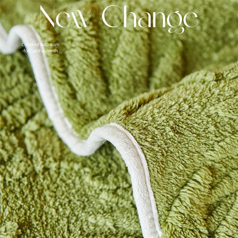 1PC Warm Plush Sofa Cover Nordic Leaves Jacquard Winter Sofa Towel Covers Non-slip Universal Couch Slipcovers for Living Room