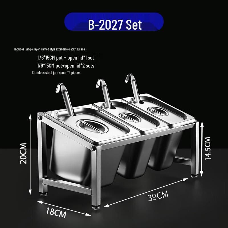 

Huihuang Commercial Stainless Steel Spice Jar Set