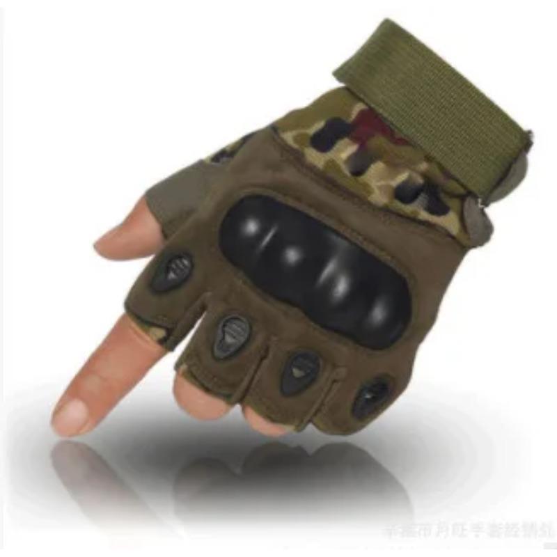 Rękawiczki bez palców na zewnątrz Twarde Knuckle Paintball Wiatrówka Polowanie Bojowe Jazda turystyczna Rękawiczki półpalcowe