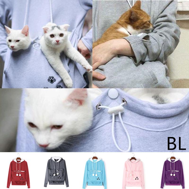 Buy BL (XS4XL)Women Kangaroo Pet Dog Cat Holder Carrier Coat Pouch