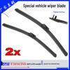 BMW 6 Series 640i Front Windshield Wiper, Side Pin Interface, Boneless Design for Models 11-17.