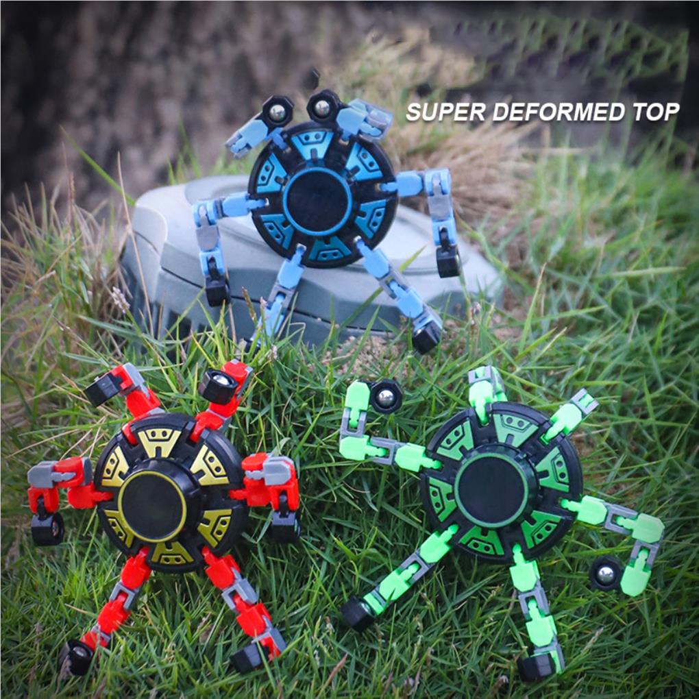 Spinning Toy Interesting Rotation Playthings Colorful Transforming Rotating Chain Toys Festival Gift Stress Relief Plaything