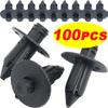 Car Hole Plastic Rivets Fastener Push Clip Black Auto Vehicle Door Trim Panel Retainer Fastener Clip Car Accessory 6mm/7mm/8mm