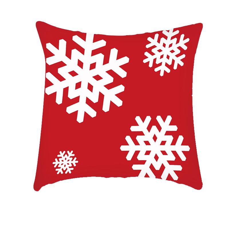 45x45 Cm Christmas Cushion Cover Sofa Ornaments Seat Car Pillow Cover Christmas Decoration New Year Home Decoration