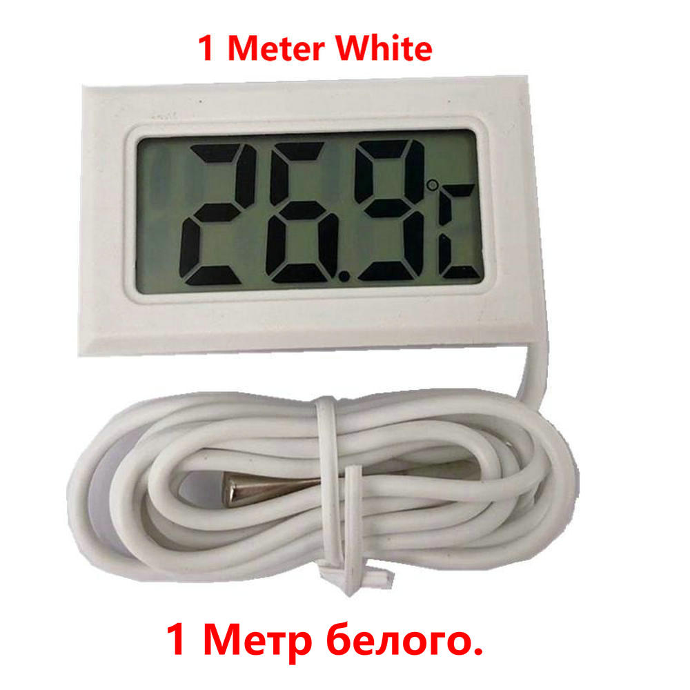 Mini LCD digital thermometer used for freezer temperature - 50-110℃ refrigerator thermometer indoor and outdoor waterproof probe