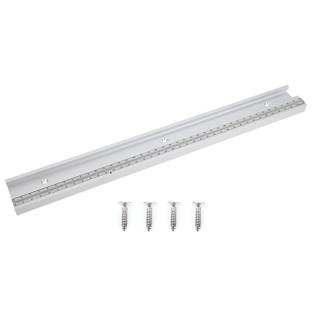 1Pcs Aluminum Alloy T Tracks With Scale Miter Woodworking Slider Woodworking Tools 400mm