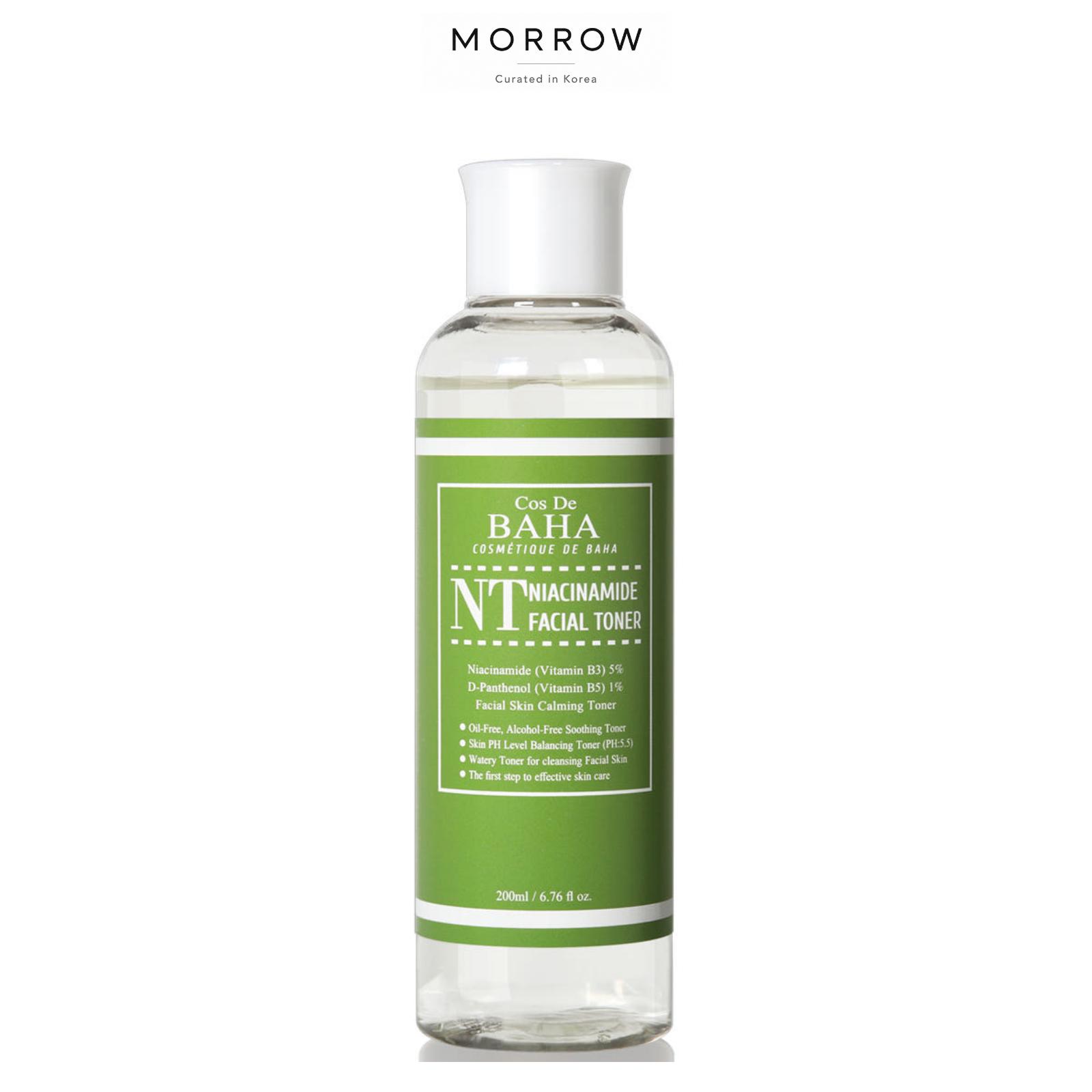 COS DE BAHA NT Niacinamide 5% Toner Brightening, Sebum & Pore Care 200ml 200ml 1EA