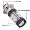 2Pc 80W Xenon White Led Motorbike Atv Headlight Fog Light Bulb 6500K P15D