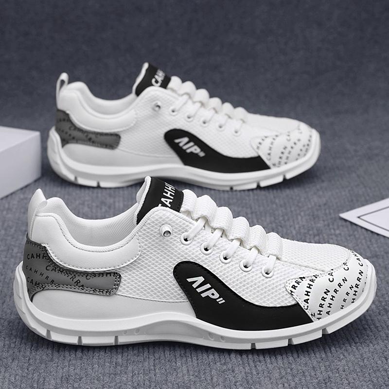 Summer Breathable Men's Sneakers Versatile Fashion Mesh Casual Shoes New Comfortable Low-top Soft-soled Vulcanized Shoes 2026
