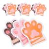Kichvoe Cat Paw Plates 30 Pieces Adorable Kitten Paper Fruits Snacks Desserts Cakes - Perfect Paw-shaped Serving Tray Baby Shower Tea Parties.