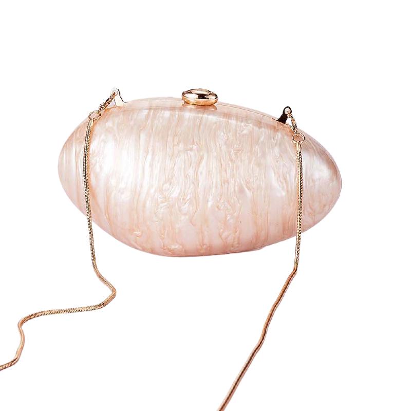 Fashion Acrylic Shell Clutch Evening Bag Shoulder Crossbody Bags With Medium Size Backpack Women Luxury Brand 2025 Shopping Cute