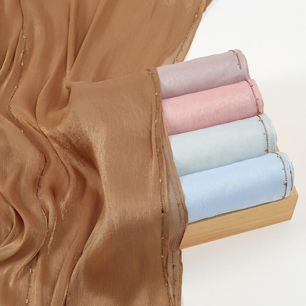 New Arrival Rhinestone Shinny Hijab Scarf For Woman Muslim Hijab Shawls Turban Veil Scarves Bandanas Headband Bufanda Foulard