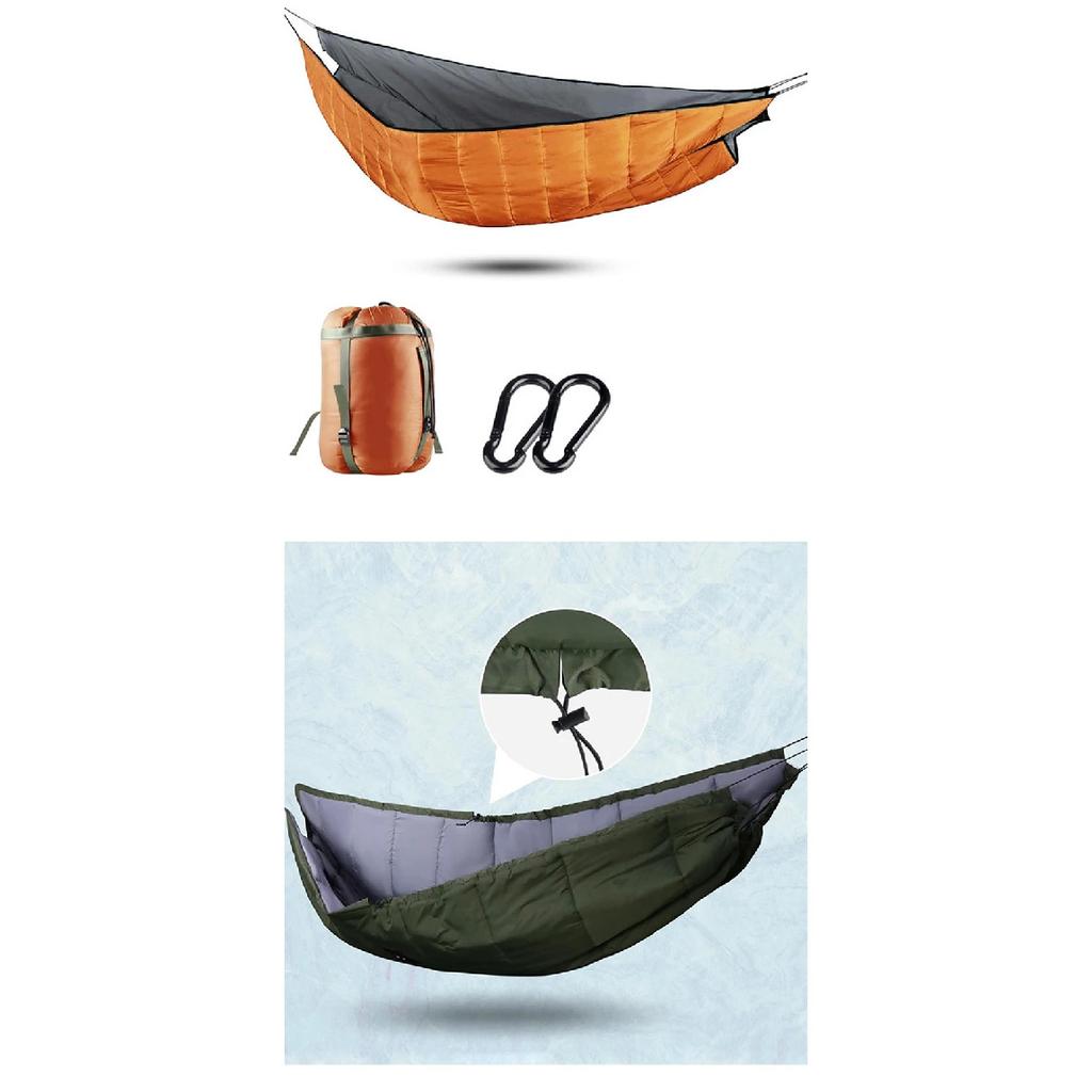 Outdoor Portable Hammock Camping Winter Cold Weather Warm Under Cold-Resistant For Camping HIking Travel Warm Blanket Sleep Bag