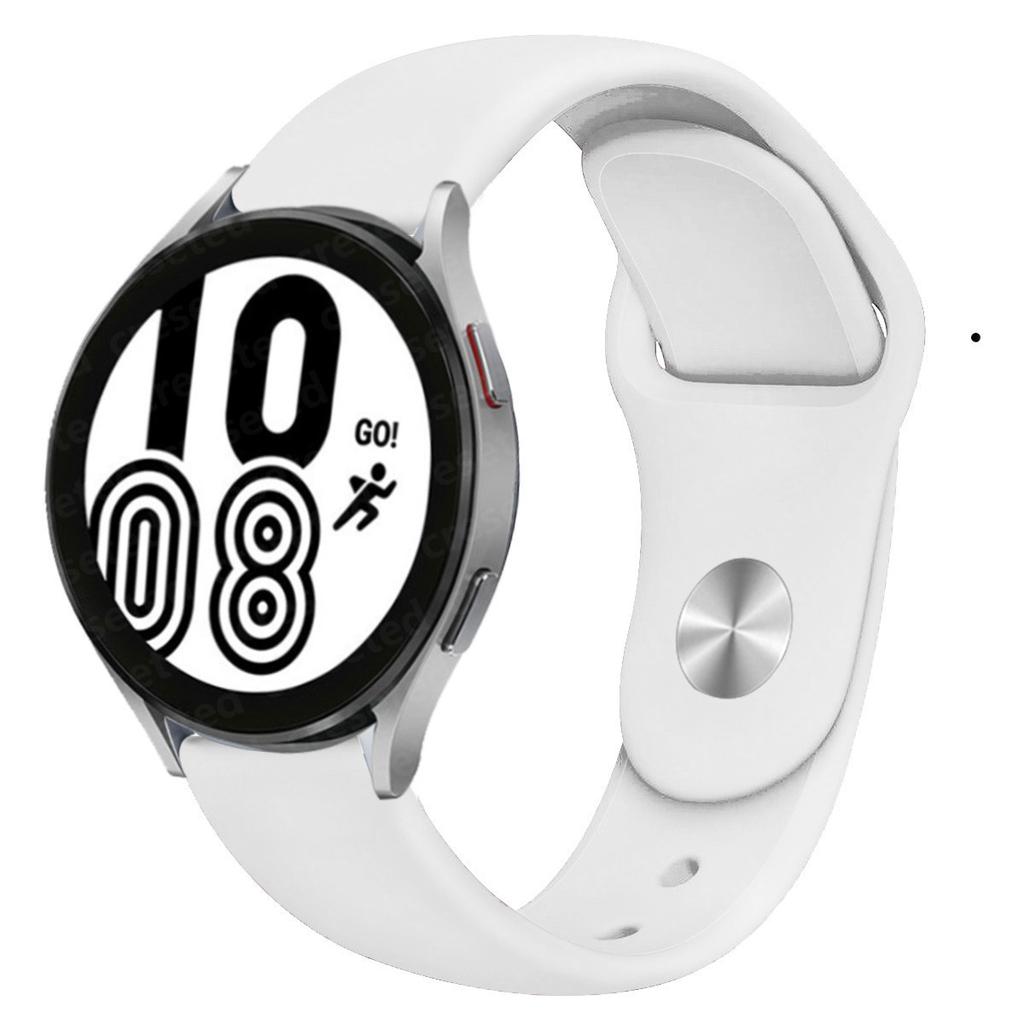 20mm/22mm Watch Straps For Samsung Galaxy watch 7/6/4/classic/5 Pro/Gear S3 Silicone bracelet Huawei watch GT 2/2e/pro/3/4 band