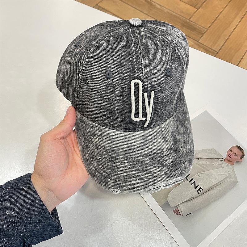 Popular Big Head Circumference Baseball Cap, Sunshade, Sunscreen, Face Small Letter Hat, Cowgirl Deep Top Cap New