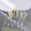3D Ballet Bow & Ribbon Nail Stickers - DIY Nail Decals & Embossed Ornaments