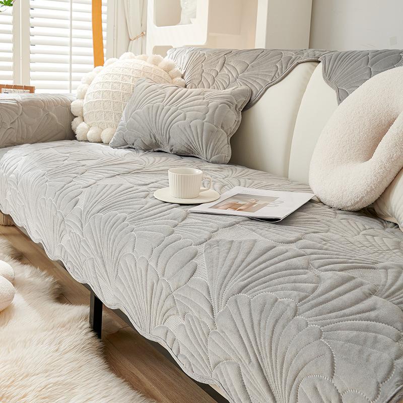 

Подушка для дивана, зимняя плюшевая противоскользящая подушка из утолщенного хрустального бархата, подходит для всех сезонов, кожаный чехол для дивана и тканевое полотенце 70*70cm