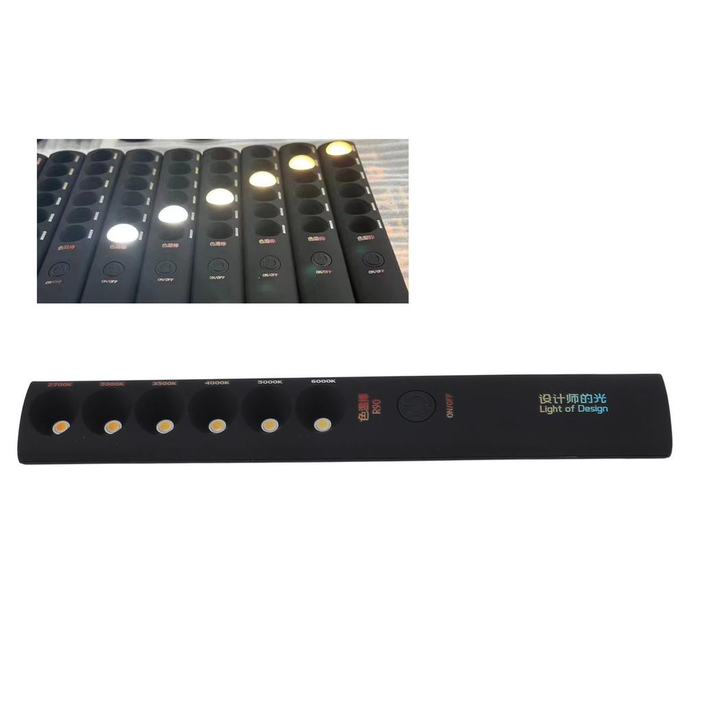 6 Modes Color Temperature Lamp Stick Rechargeable 2700K‑6000K Photography Light Wand Light Meter Motion Sensor Light Tools