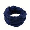 Herbst und Winter Verdickung Einfarbige Plüsch Strickwaren Krapfen Schal Outdoor Wärme Kabelloser Ring Schal