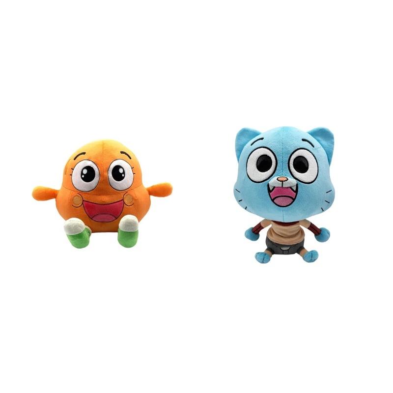 2026 World Of Gumball Plush Game Merchandise Darwin Anais Pearl Cat Stuffed Doll Creative Toy Festival Gift For Kids