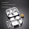 304 Stainless Steel Divided Lunch Box Set