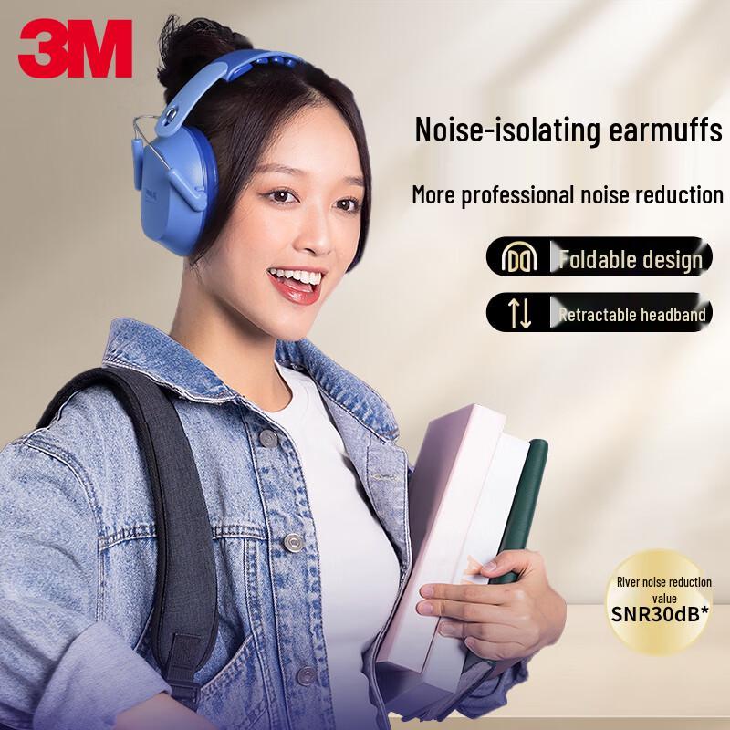 3M Foldable Noise-Cancelling Earmuffs