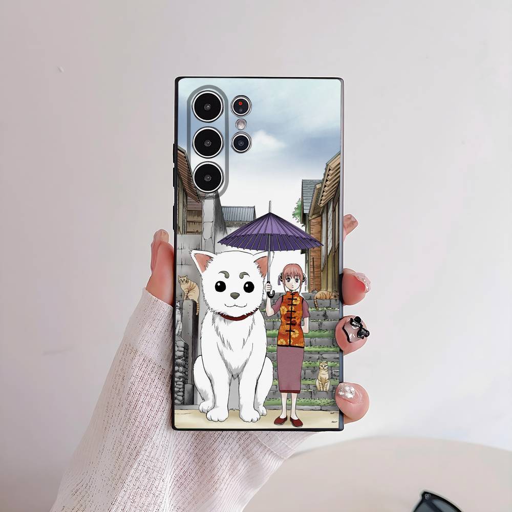 Anime gintoki gintama Phone Case for Samsung S series s21 s22 s23 s24 s25 FE Plus Ultra TPU Soft to Skin-friendly case