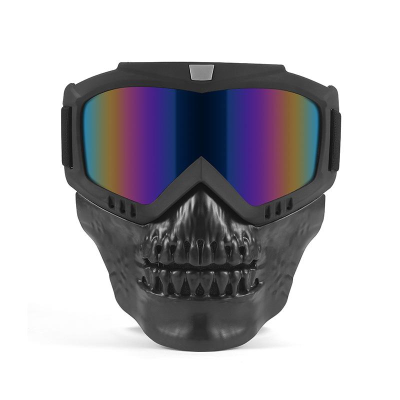 One-Piece Detachable Riding Mask - Windproof, Sandproof, Wide Vision & Comfortable Breathable for Off-Road Use