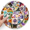 50pcs Gothic Style Halloween Stickers: Dark Retro Waterproof Decals for Journals & Notebooks