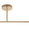 Asturia Gold Ceiling Lamp 2-Flat Golden Lamp E27