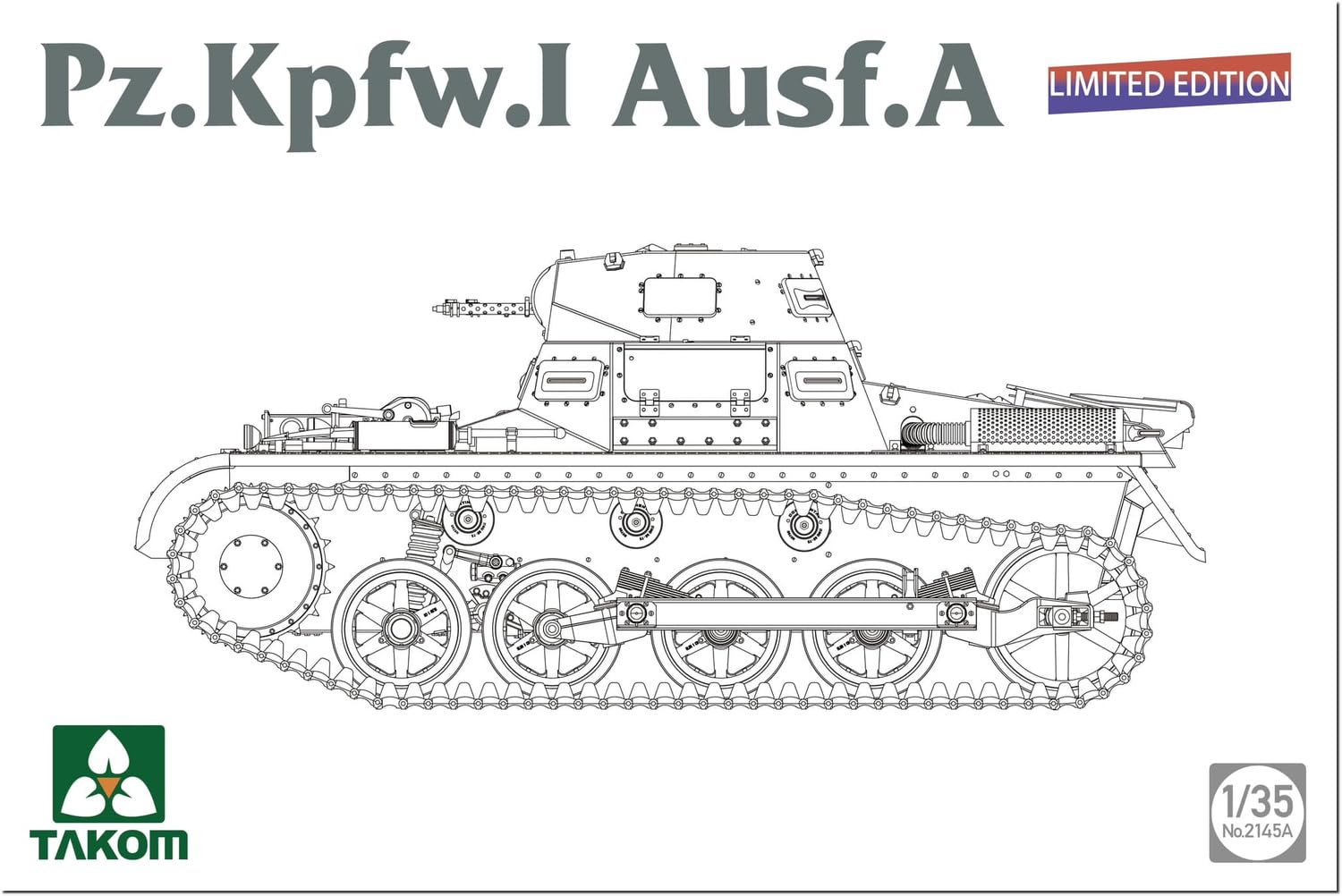 

TAKOM немецкий танк Panzer 1 тип A пластиковая модель TKO2145A 1/35