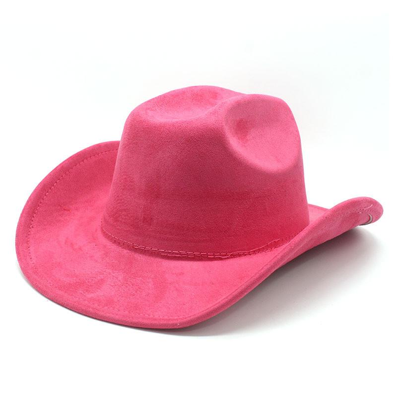 Traditional Style Wool Felt Cowboy Hat With Wide Brim For Men And Women
