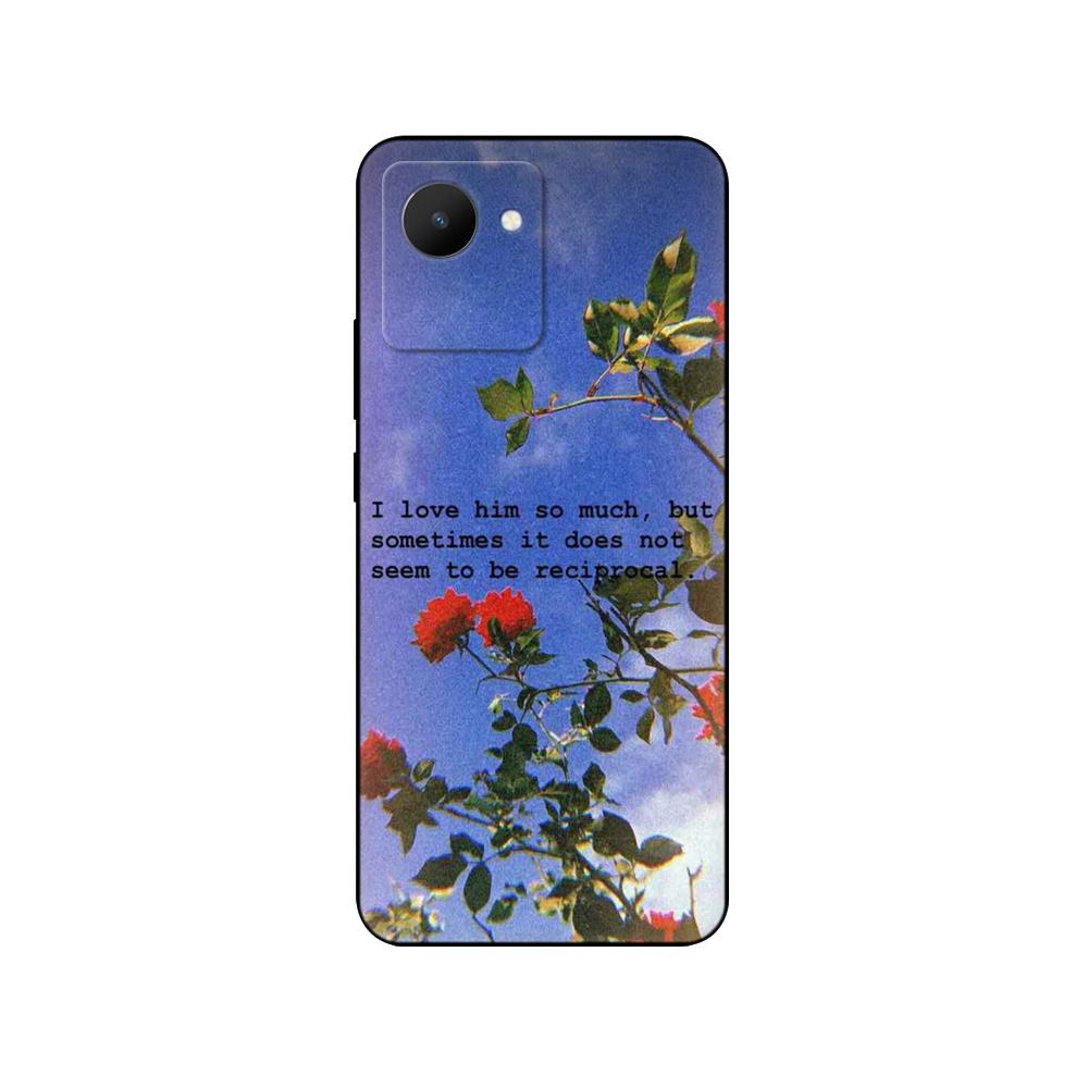 Für Realme C30 Hülle Rückseite für OPPO RealmeC30 4G C 30 Handyhülle Weiche Silikonhülle Schutzstoßfänger Funda Schwarze TPU-Hülle