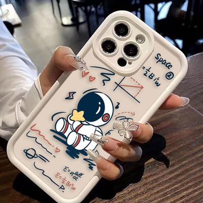 Cartoon Astronaut Space Phone Case For Xiaomi POCO X8 F8 F7 ULTRA F5 F4 F3 C40 M6 M7 X3 X4 GT X5 X6 X7 PRO DIY Shell Case Cover