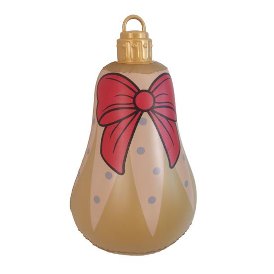Christmas Inflatable Decoration Blow-up Xmas Tree Glove Decoration Reusable Inflatable Hanging Christmas Ball for Outdoor Indoor Festive Decor