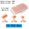 10-75 Pcs Orange Universal Type Quick Plug-in Terminals,Electrical Equipment Connectors,Wire Connector Terminals,250V/32A Plug Connectors 4