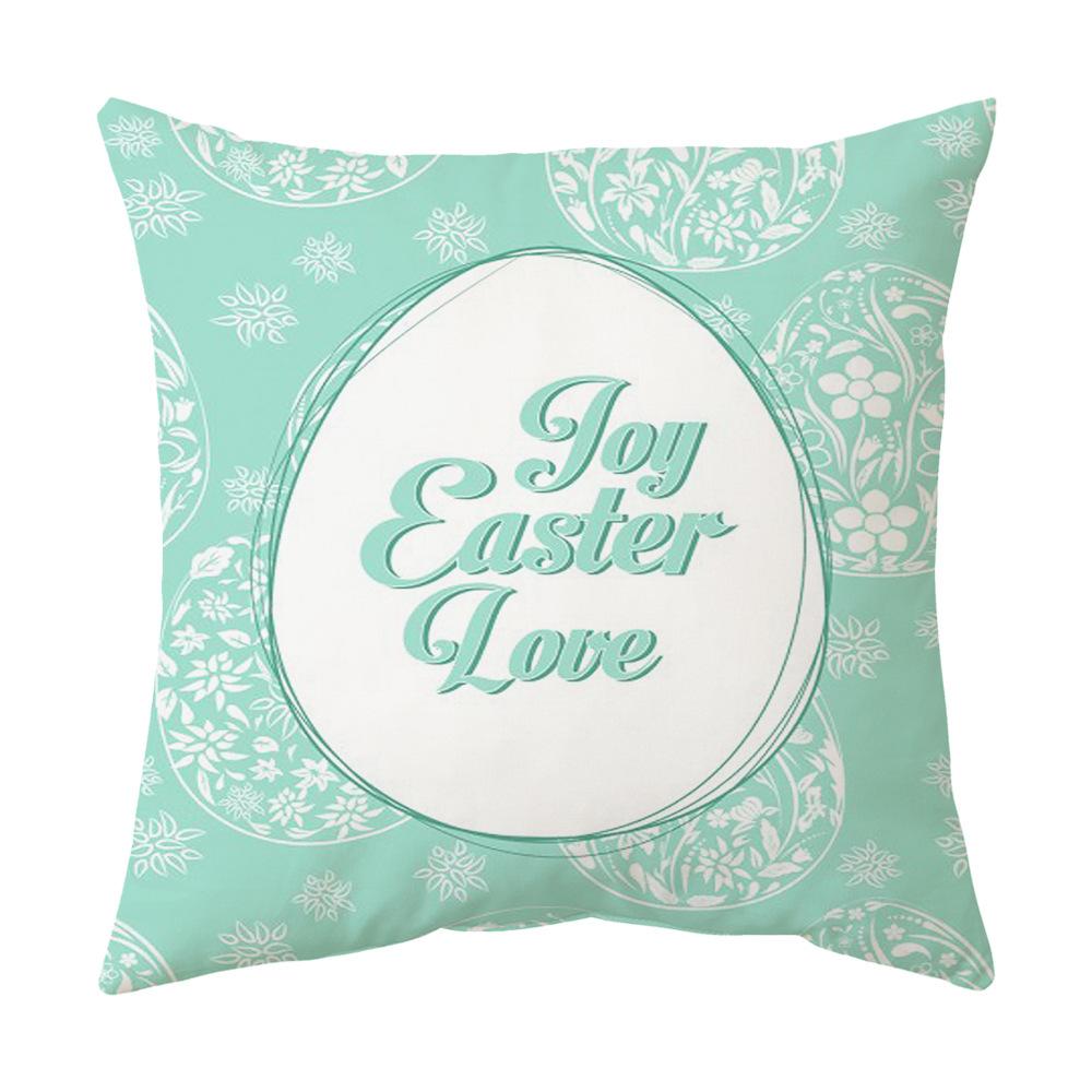 Easter Pillow Cover Cartoon Sofa Cushion Cover Office Waist Cushion Cover