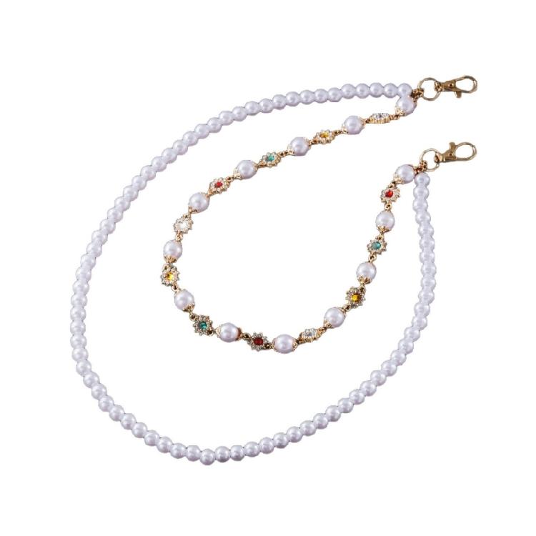 

Versatile Adjustable Waist Jewelry With Pearls Details And Crystal Embellishments Beaded Pants Jewelry For Daily Wear 1