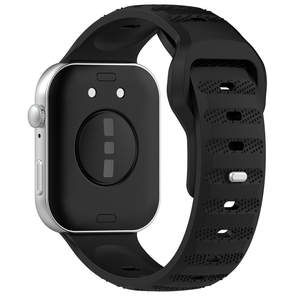 For Huawei Watch Fit 3 Silicone Watch Strap Dots Design Adjustable Wrist Band