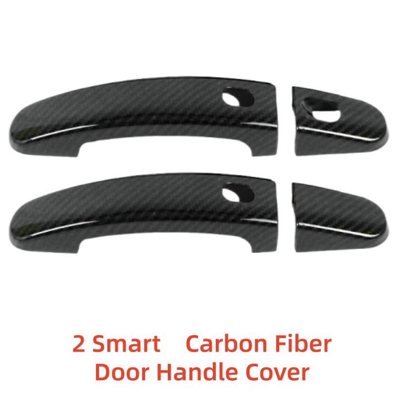 Car Upgrade Chrome Accessories Door Handle Cover Trim Paste Style 2Door For Ford Transit  Tourneo 2013 2014 2015 2016 2017