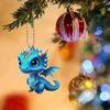 Cartoon Acrylic Delightful Rearview Mirror Decoration Pendant For Trendy Car Interiors
