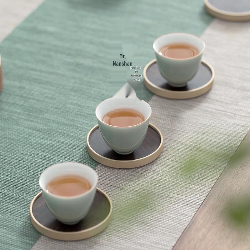 Nanshan Mr. Solid Wood & Stone Tea Set