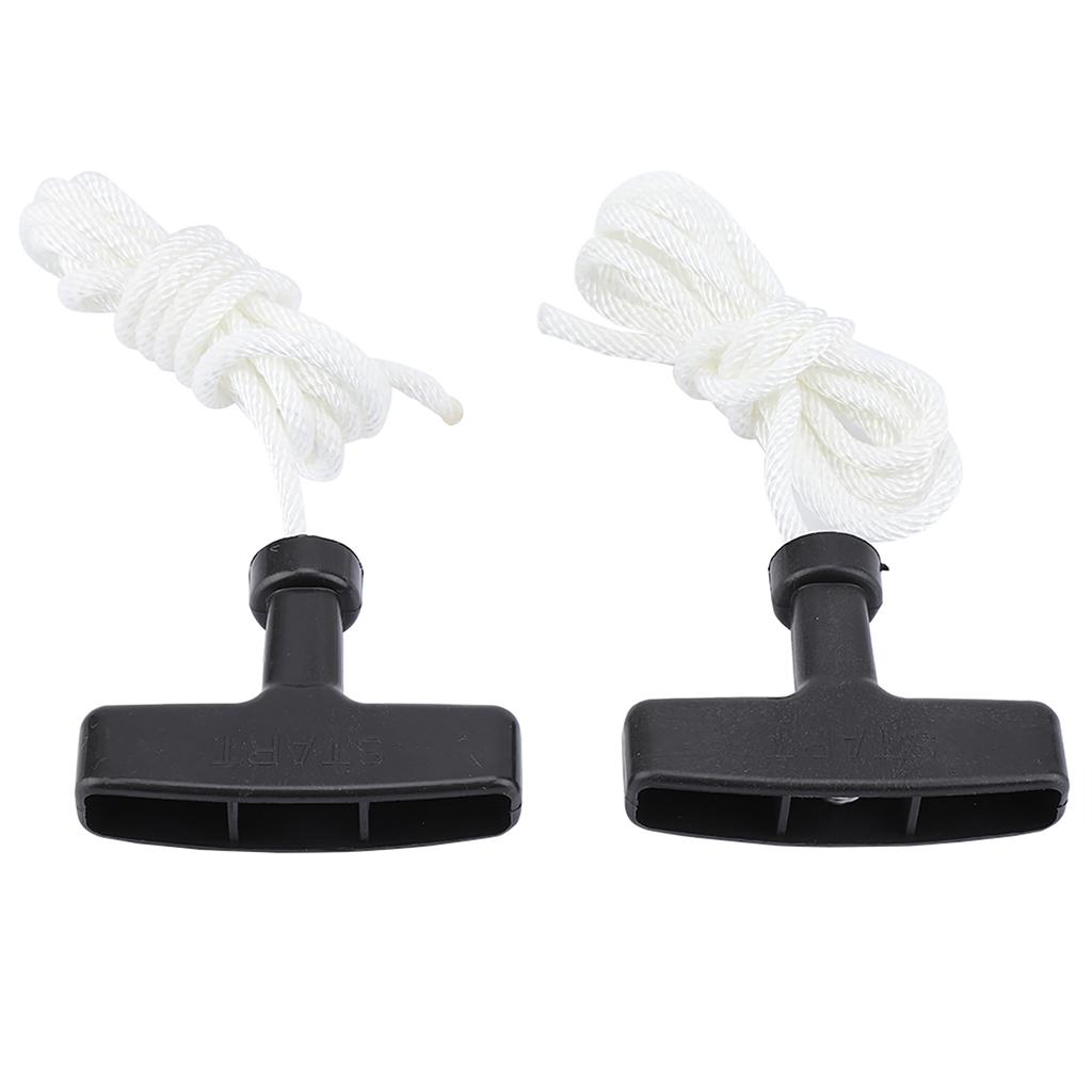 2pcs Lawnmower Recoil Pull Starter Handle 1.5m Cord Rope Mower Accessories