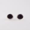 Amethyst Gemstone 925 Sterling Silver Jewelry Handmade Earrings Wedding Stud0.5" EE-178-7