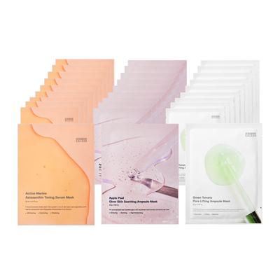 Ingredient Editor Mask Pack 3-Type Set (Dark Spot 10p + Hydration 10p + Pore 10p), 30 Sheets, 1 Pcs